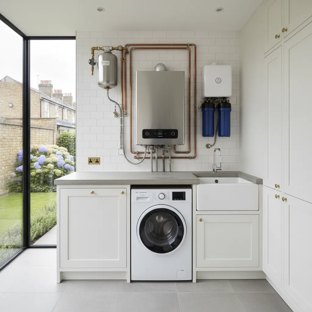 Heating problems other engineers miss — RARE Plumbing London RARE Plumbing London senior engineer diagnosing a complex heating problem that other engineers missed in a luxury London property