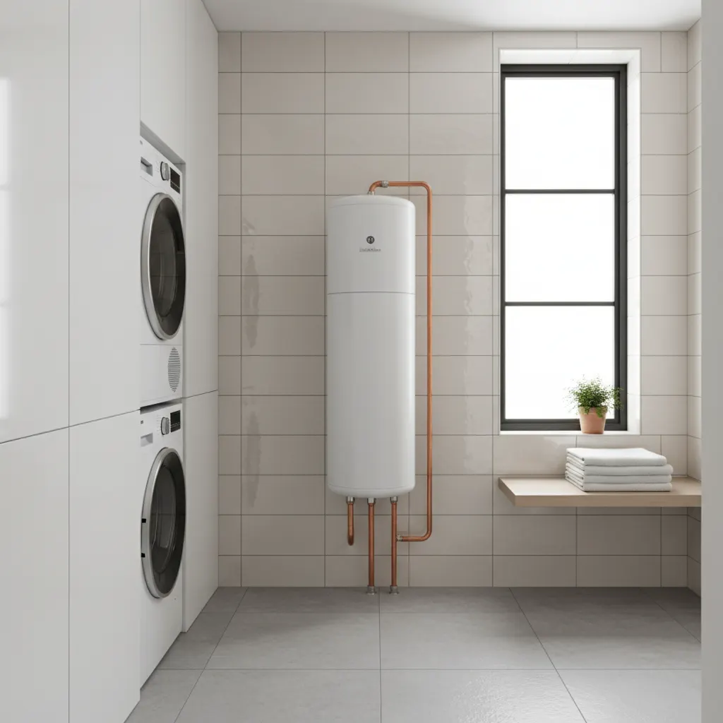 BWT OnePipe Pearlwater water softener installed by RARE Plumbing London in a luxury London home