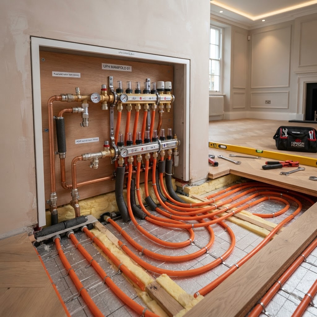 Underfloor Heating — RARE Plumbing London Underfloor Heating — RARE Plumbing London service