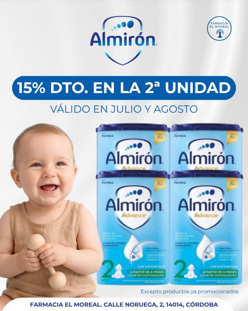 15% dto en la 2ª unidad Almirón