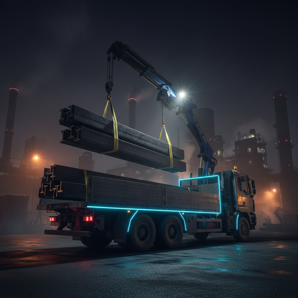 Plateau avec Grue Auxiliaire