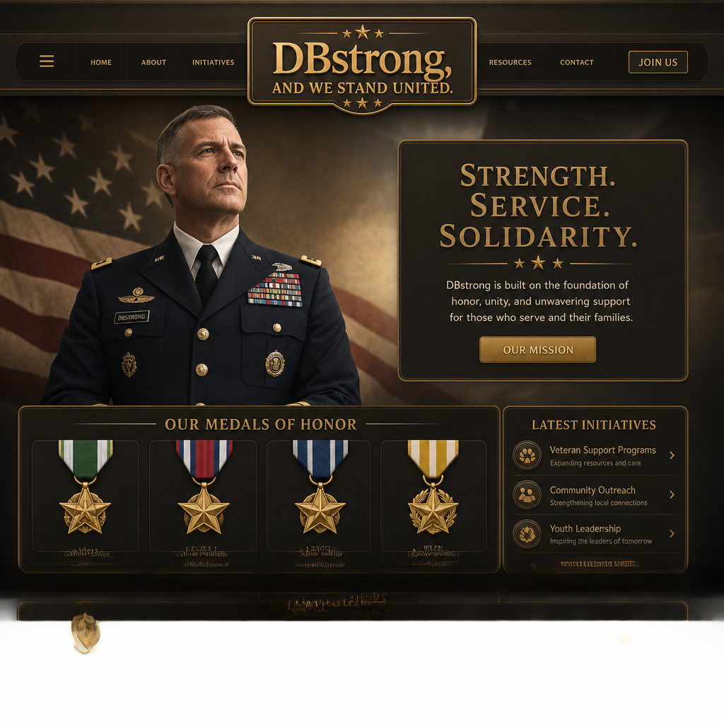 Military-themed layout with garbled placeholder text (May 23, 2026)