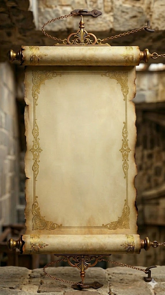 Plain scroll — background asset