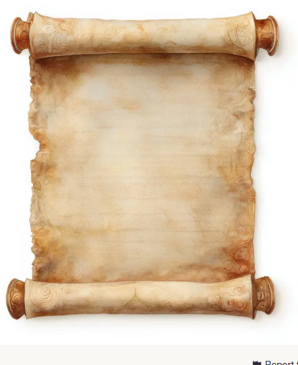 Medieval scroll coil art