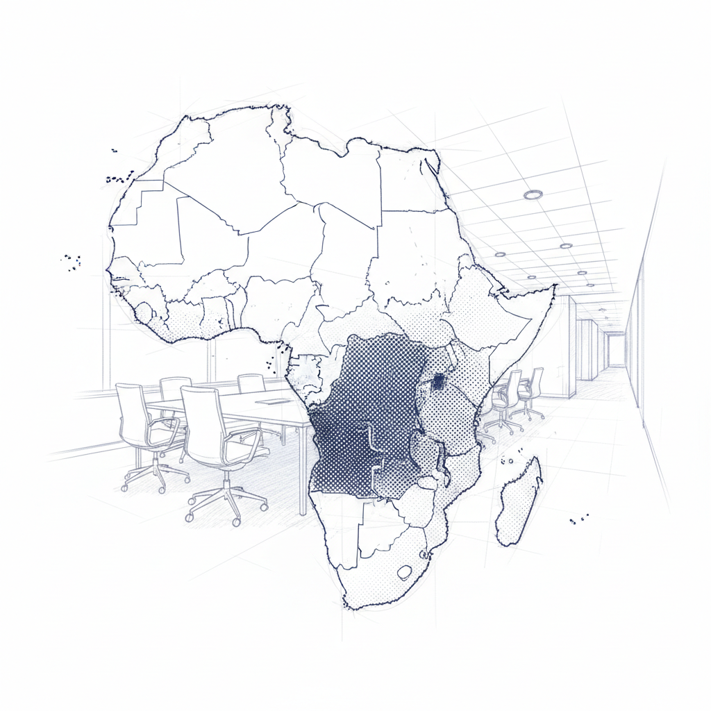 Africa regional map
