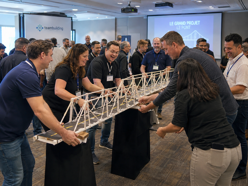 Construction d'un pont