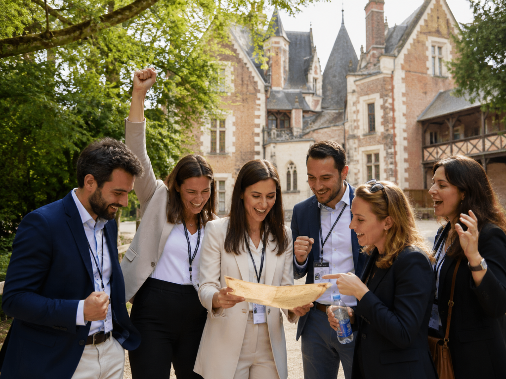 Chasse au trésor au Clos Lucé