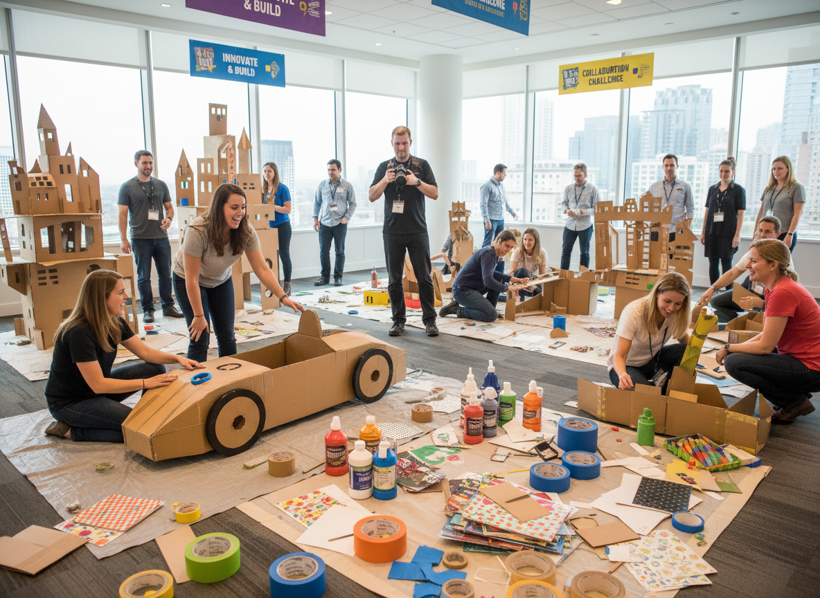 Construction de F1 en carton