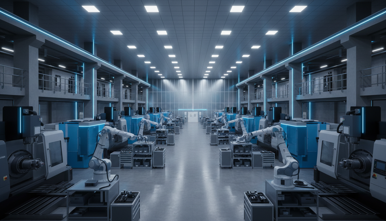 Y and W Machinery industrial workshop