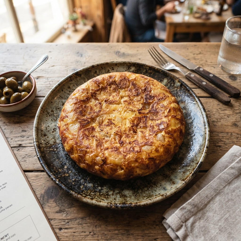 Tortilla de Patatas Casera