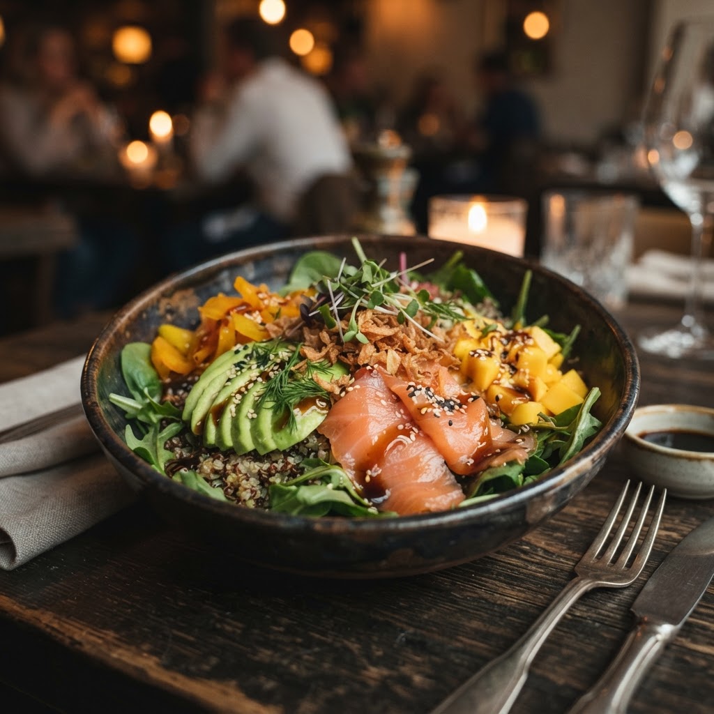Ensalada de Salmón y Aguacate