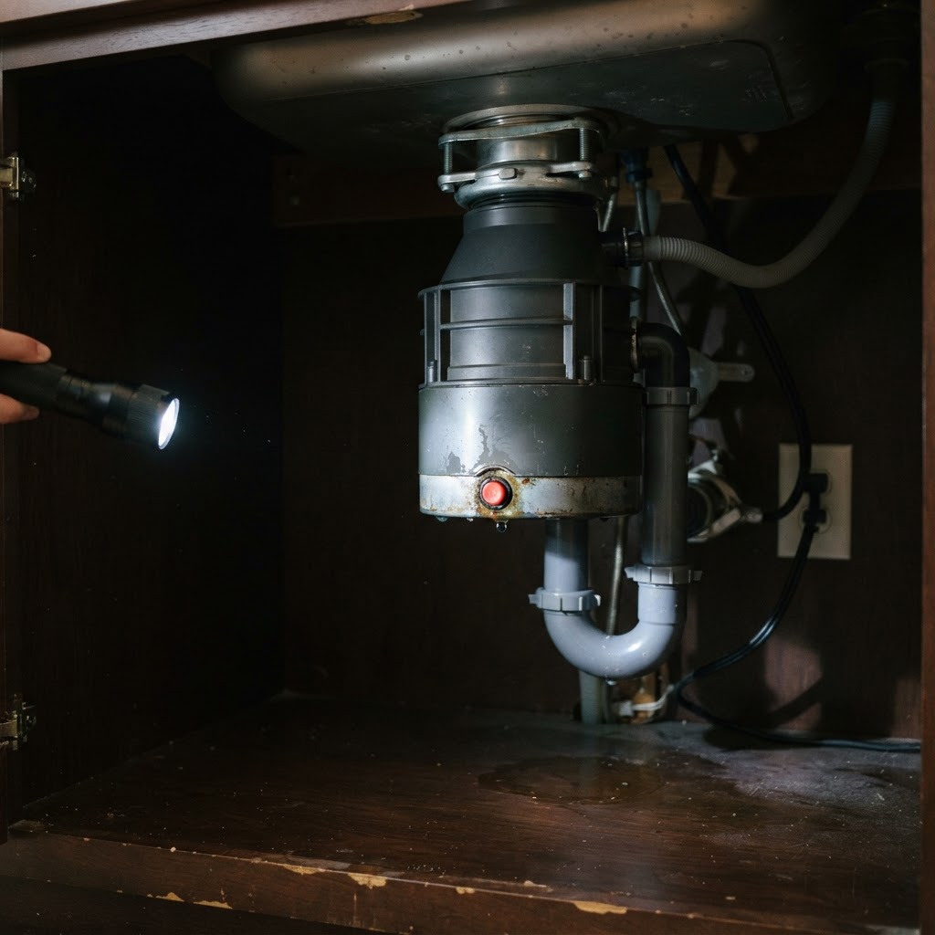 Garbage Disposal Leaking From Bottom? Why It Means Replacement
