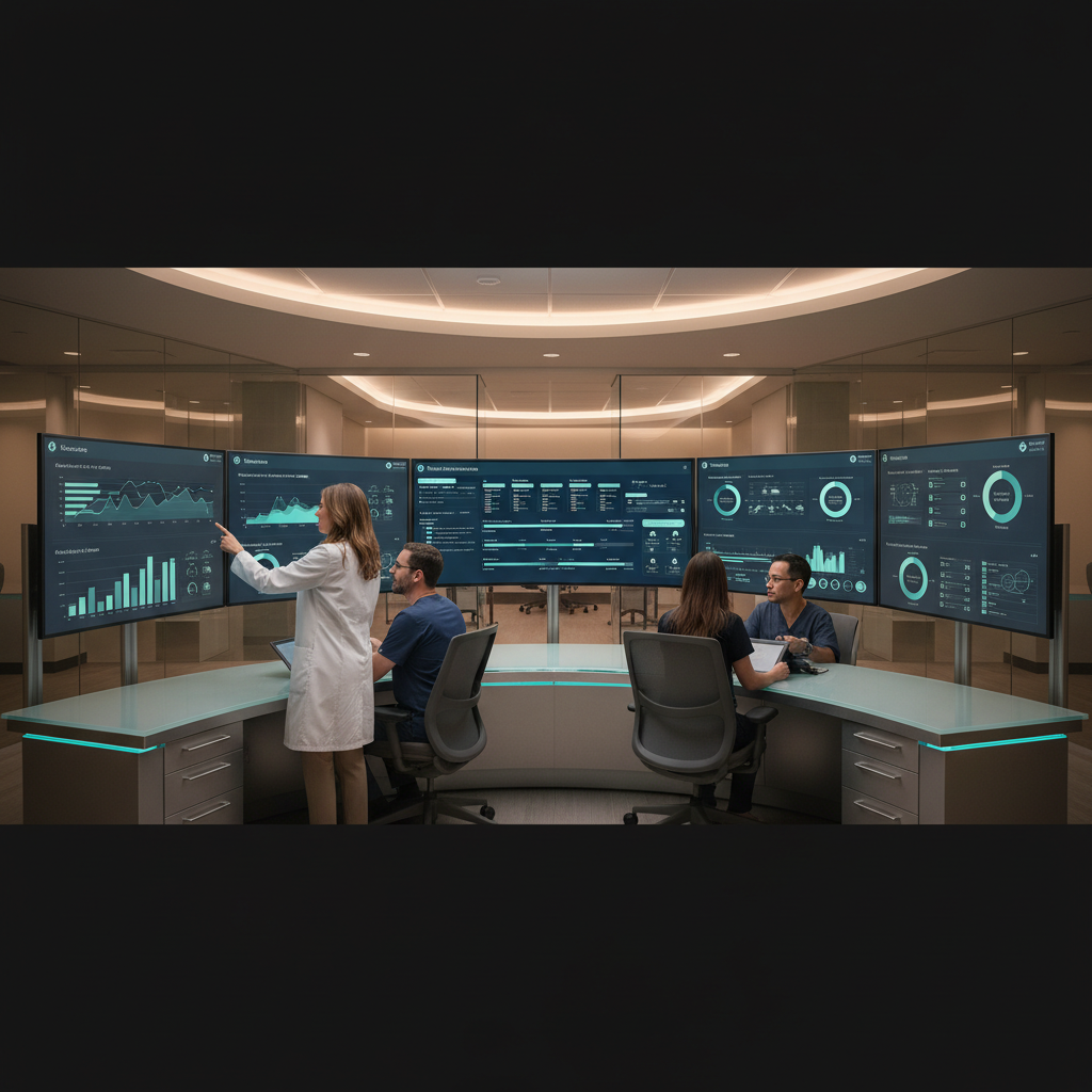 Modern clinical office environment