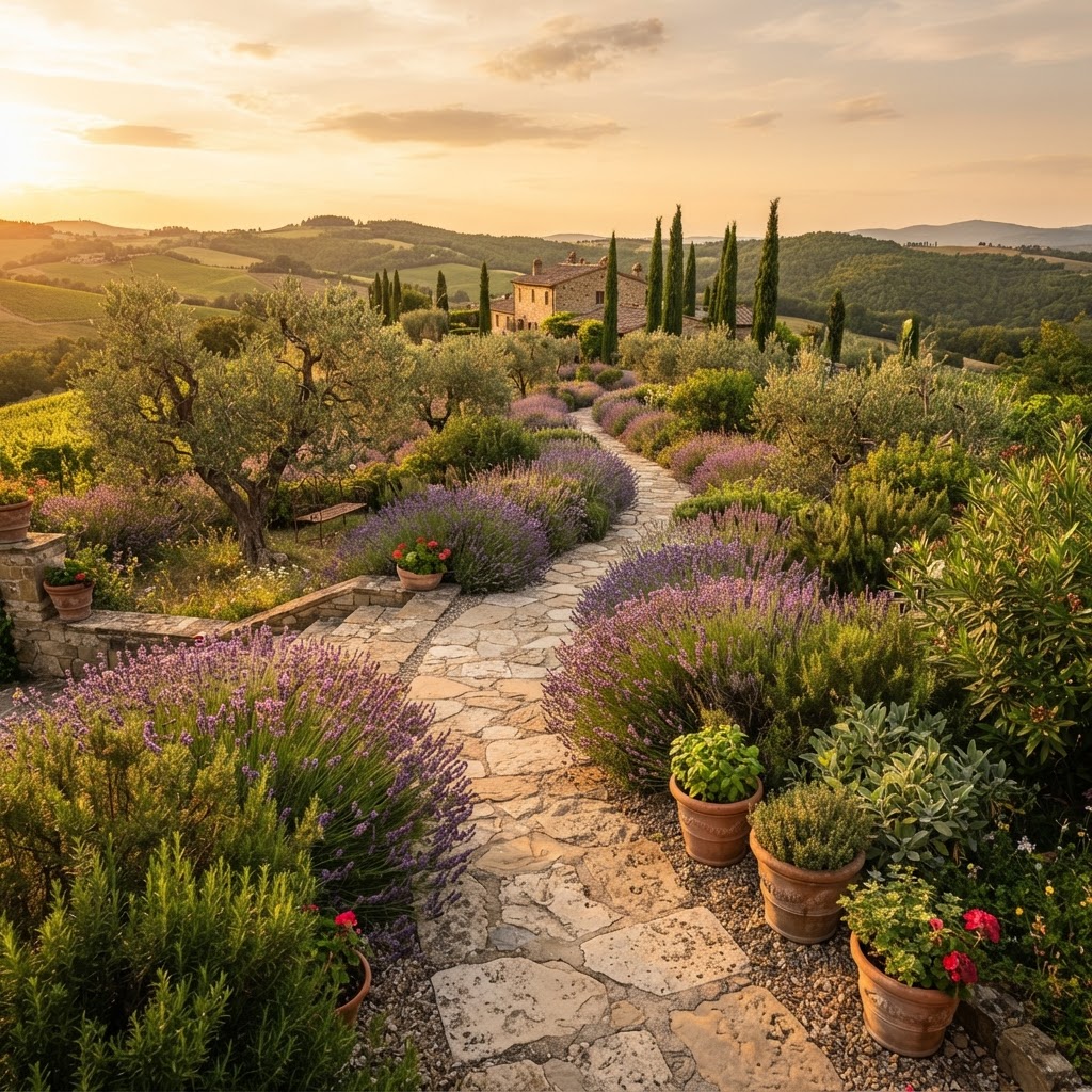 Jardín mediterráneo diseñado por Andaluza de Paisajismo