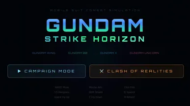 Gundam Strike Horizons template preview