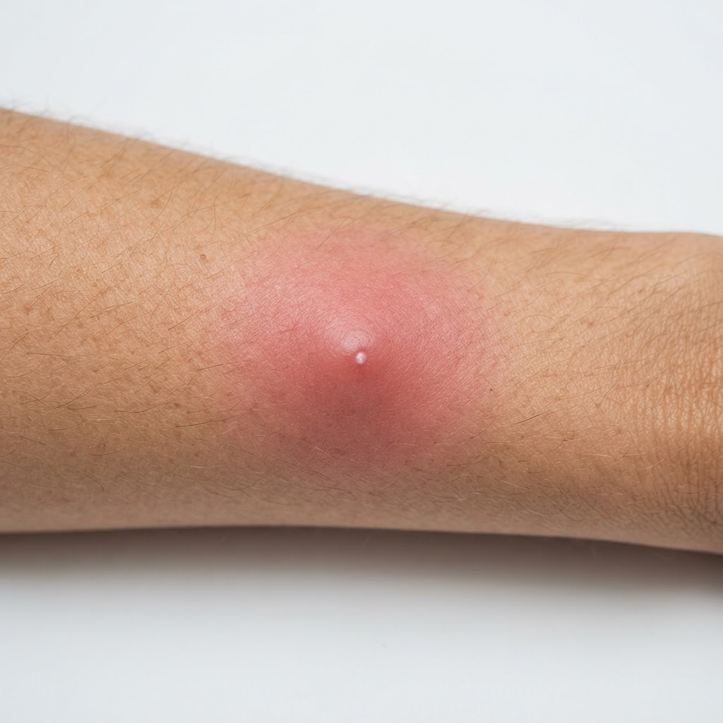 Wasp & Yellow Jacket Sting — clinical identification illustration
