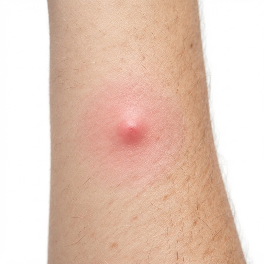 Mosquito Bite — clinical identification illustration