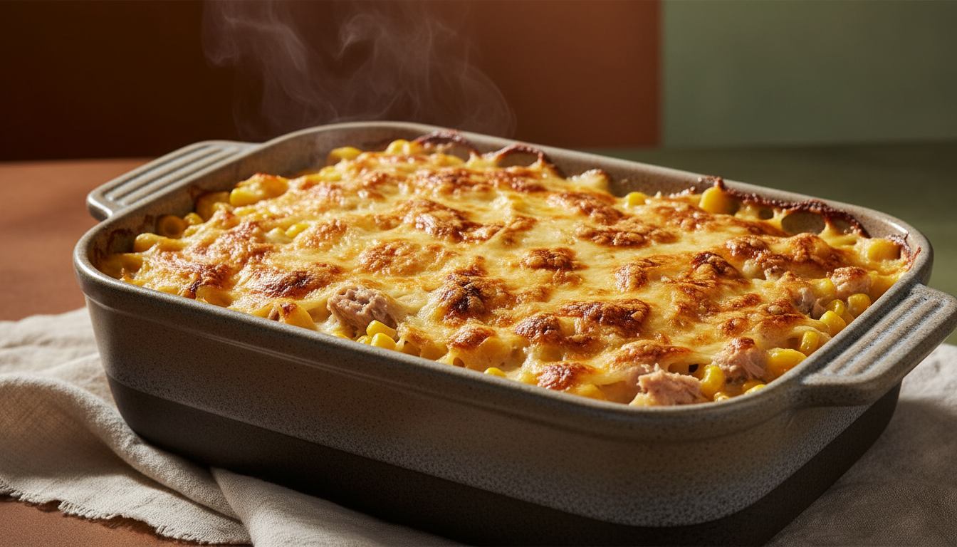 Tuna Pasta Bake finished dish