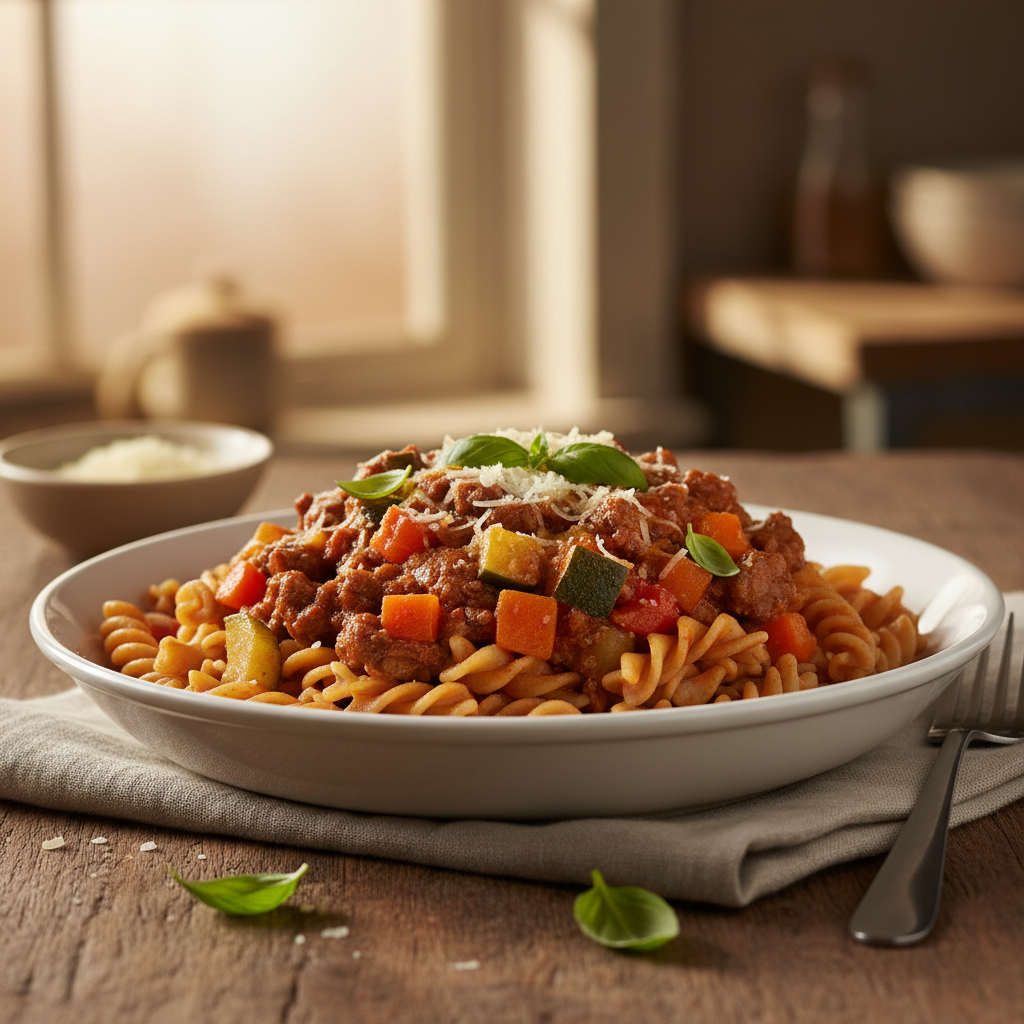 5-a-Day Bolognese finished dish