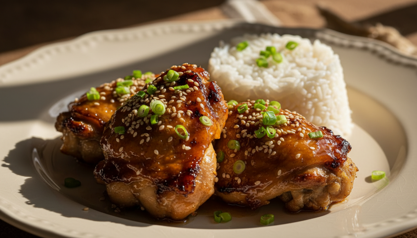 Honey Chicken finished dish