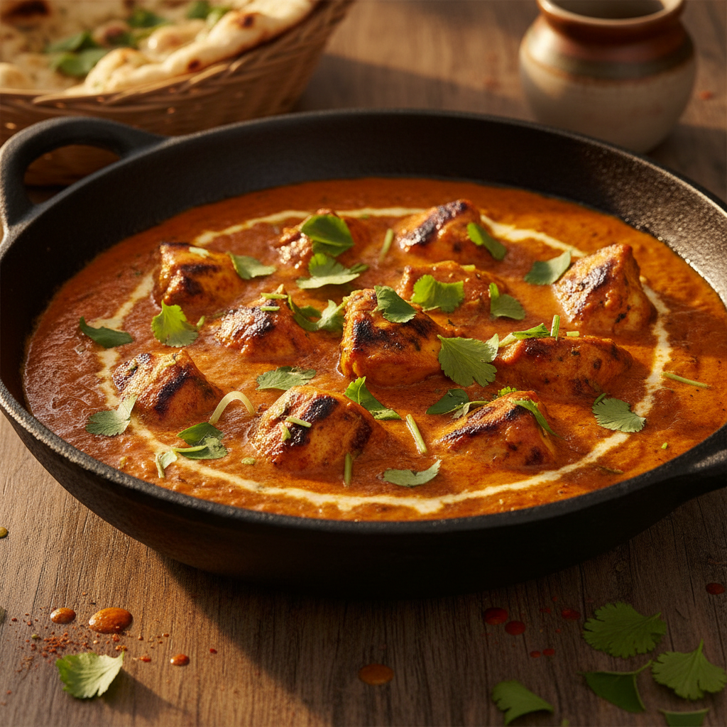Chicken Masala finished dish