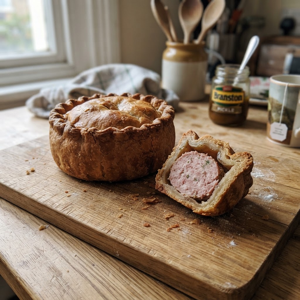 Classic Pork Pie finished dish