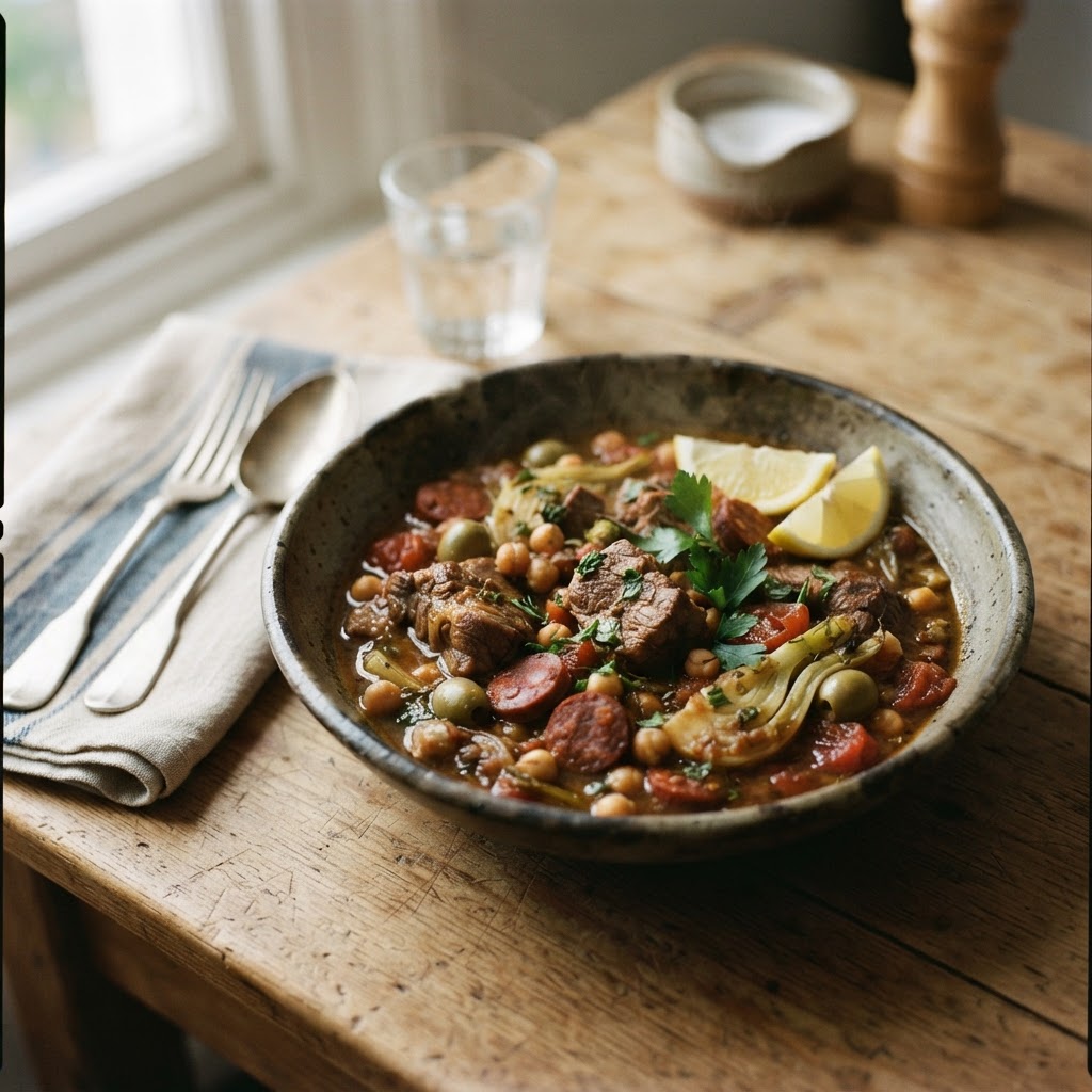 Pork and Fennel Casserole finished dish