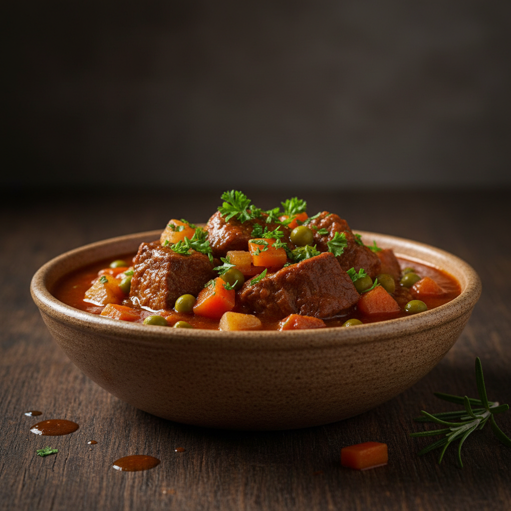 Healthy Beef Stew finished dish