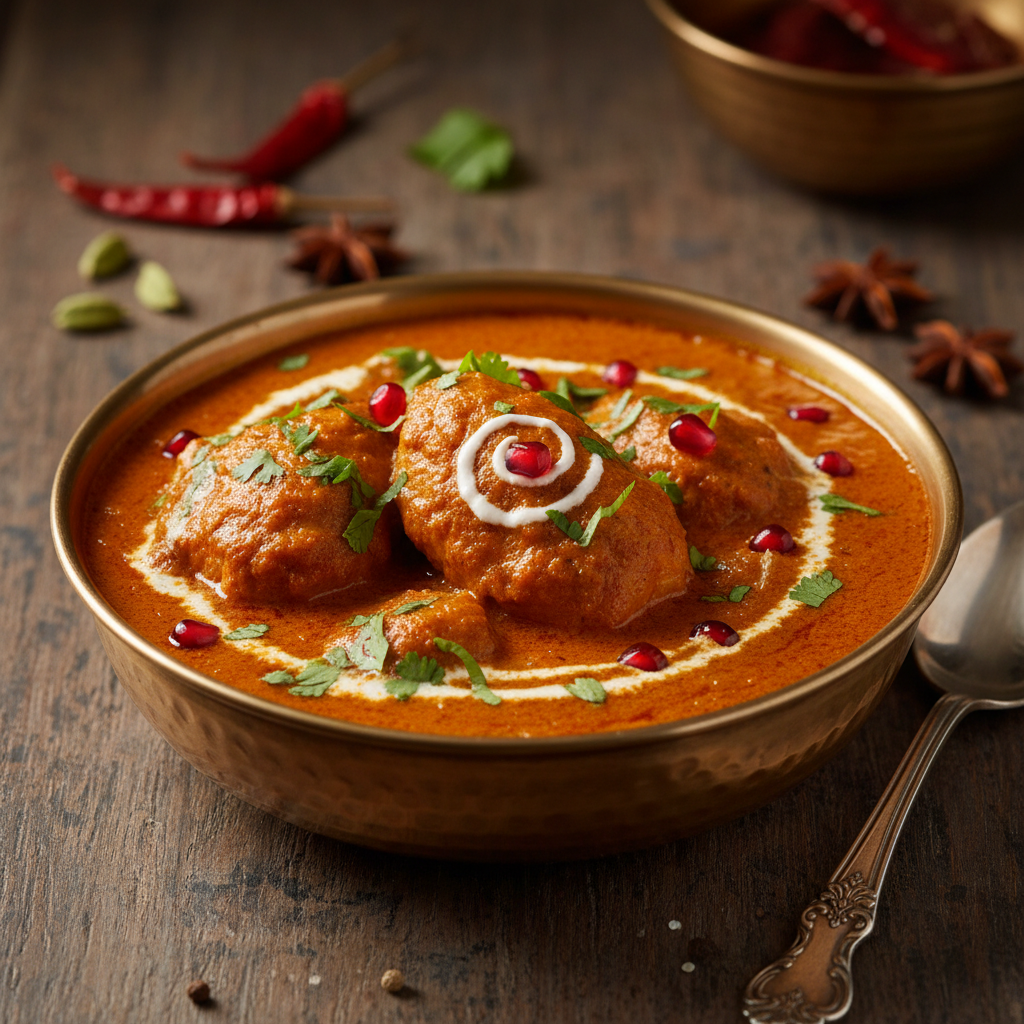 Chicken Rangila finished dish