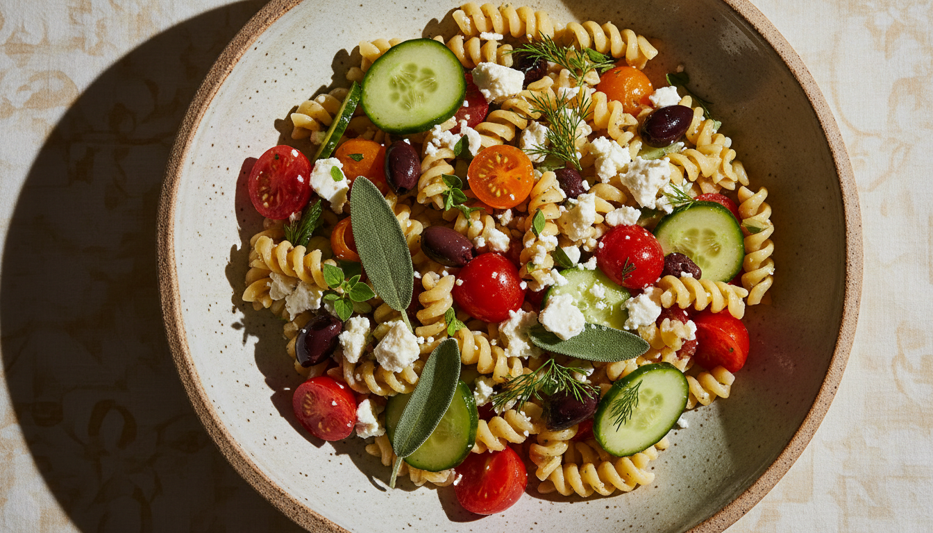 Pasta Salad finished dish