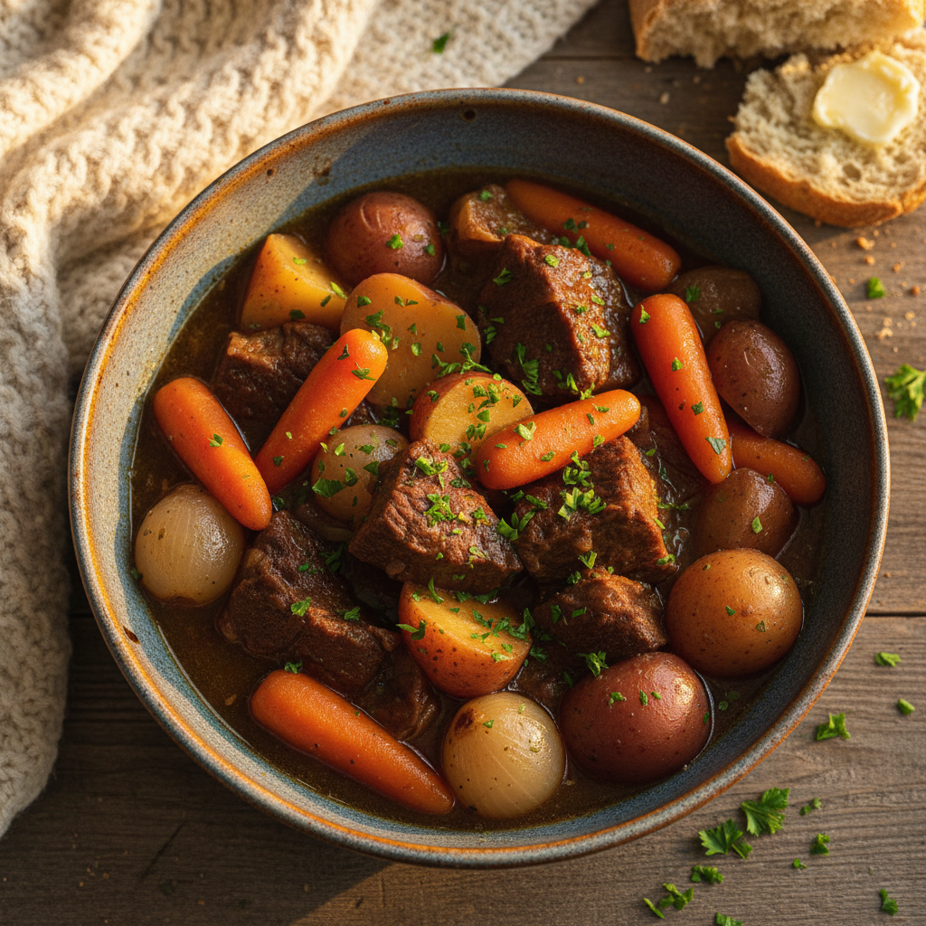 Irish Beef Stew finished dish