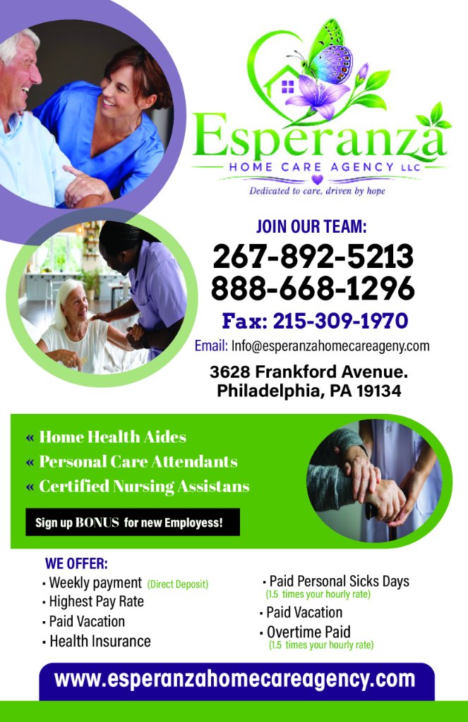 Esperanza Home Care Agency — Join Our Team