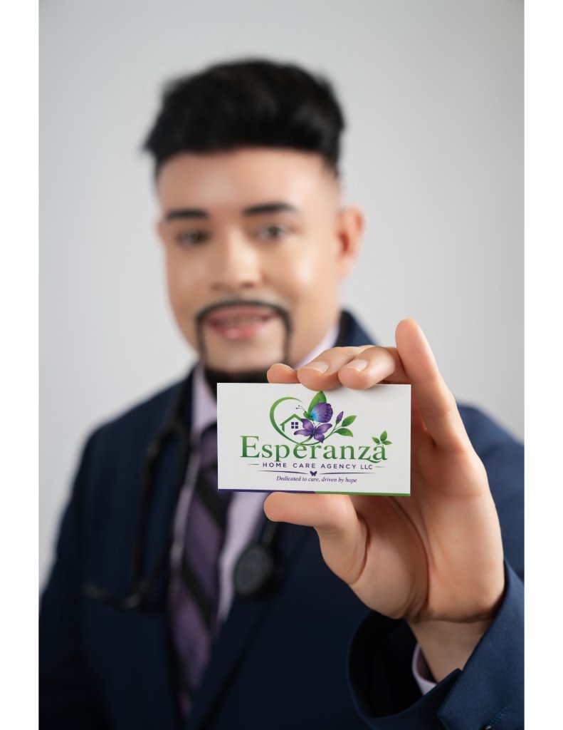 Esperanza Home Care Agency business card