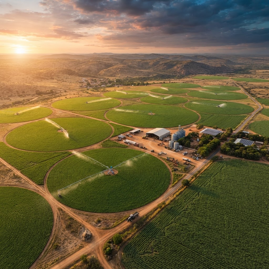 Fazenda comercial moderna em Angola