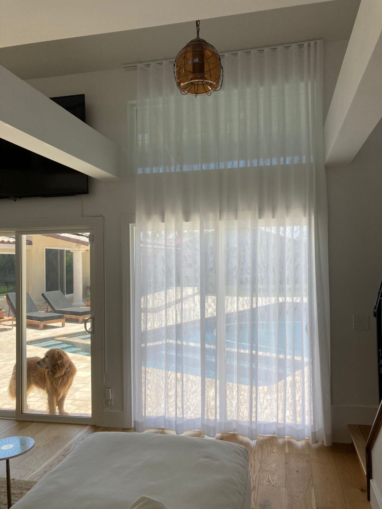 Custom Sheer Drapery