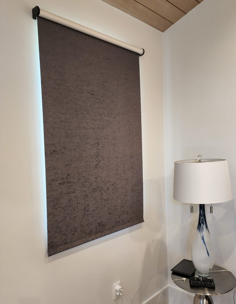 Blackout shades bedroom