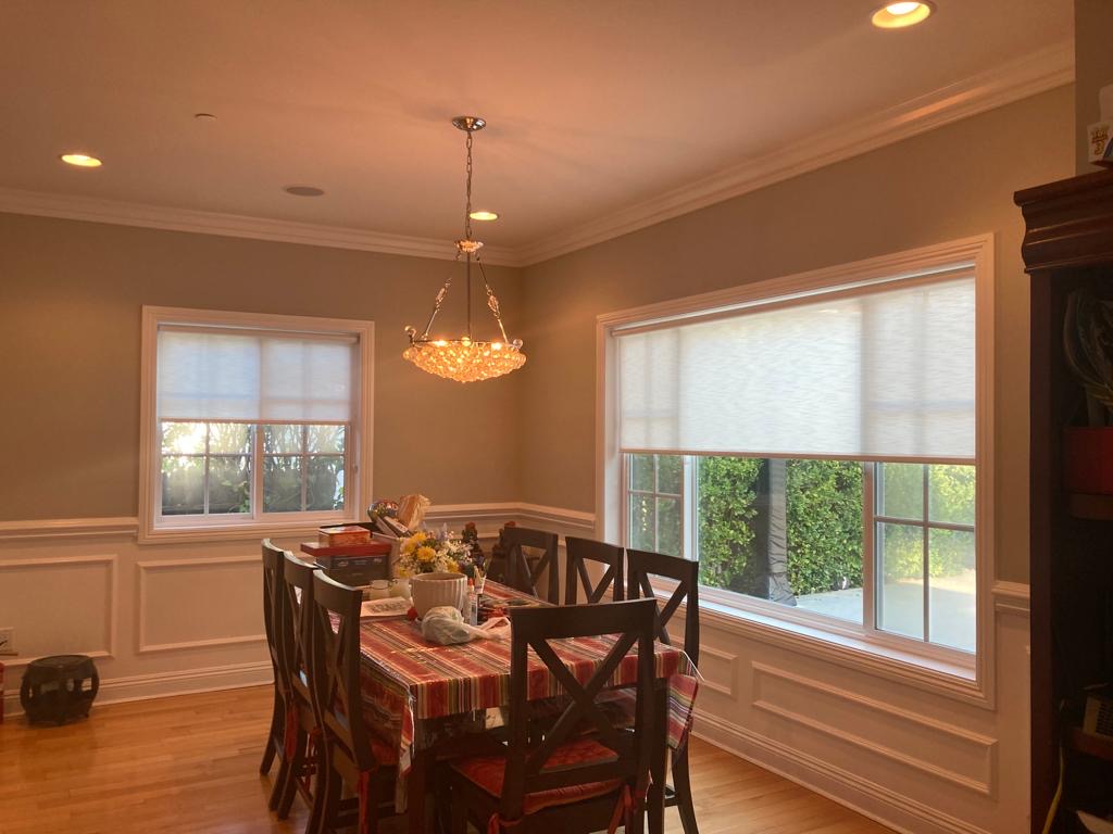 Dining Room Roller Shades