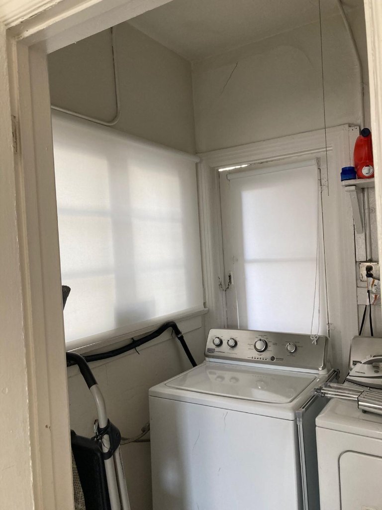 Laundry Room Roller Shades