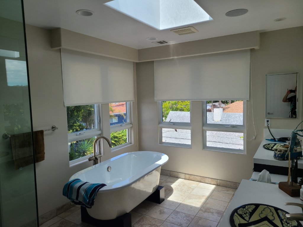 Bathroom Roller Shades