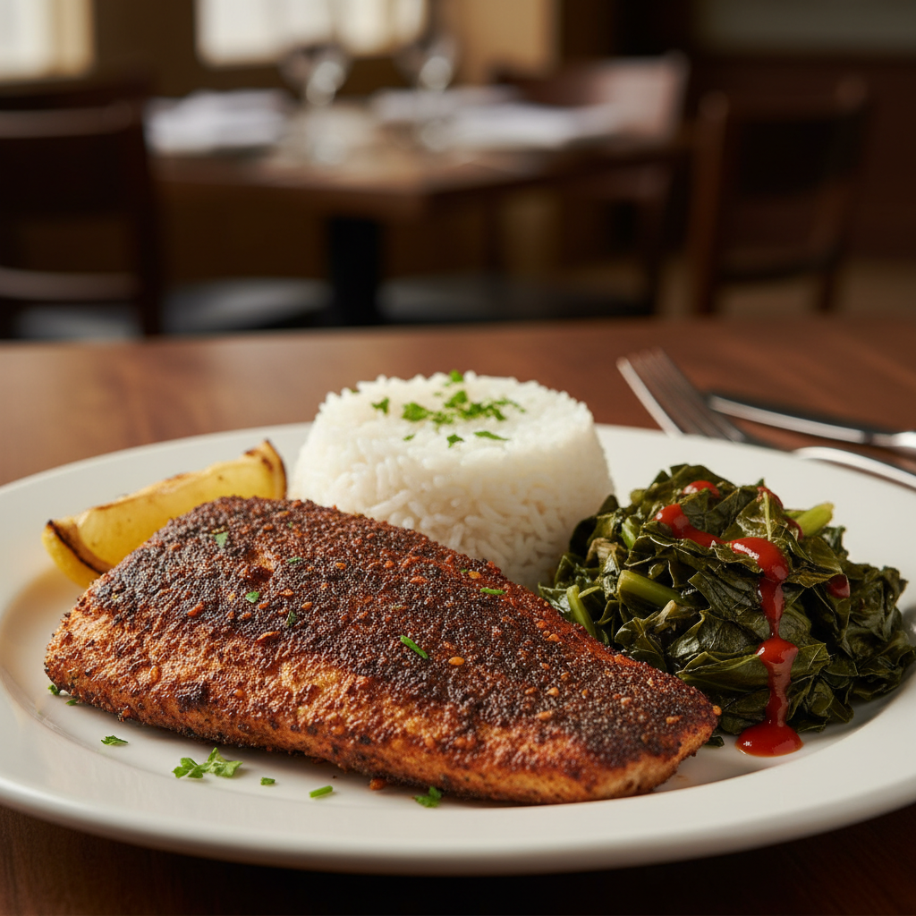 Red Snapper with Creamy Creole Sauce