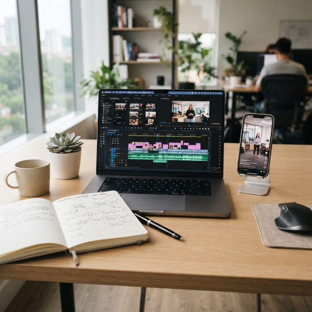 The Content Waterfall: How to Turn One Long-Form Video Into a Month of Social Media Content