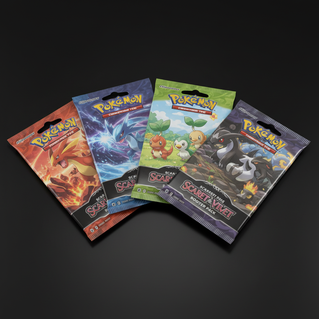 Pokemon Booster Pack Bundle - 4 Packs