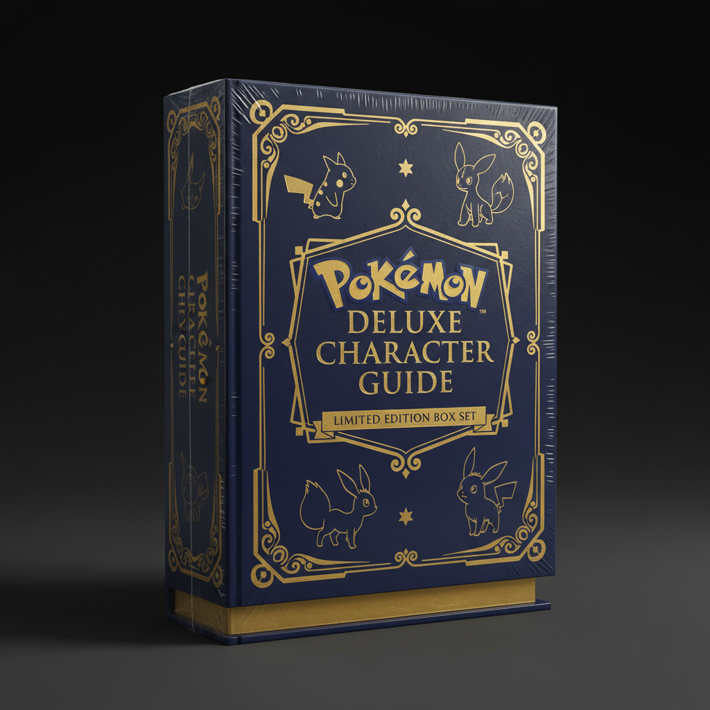 Pokemon Deluxe Character Guide Limited Edition Box Set (Pre Order)