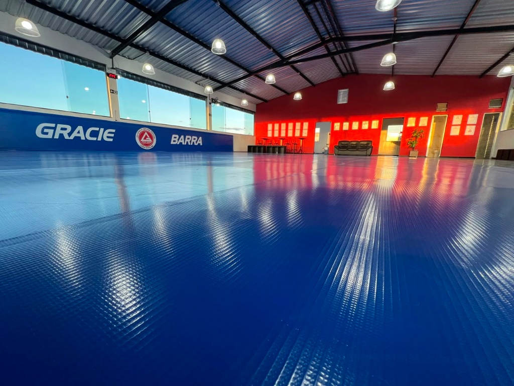 Área de treino Gracie Barra