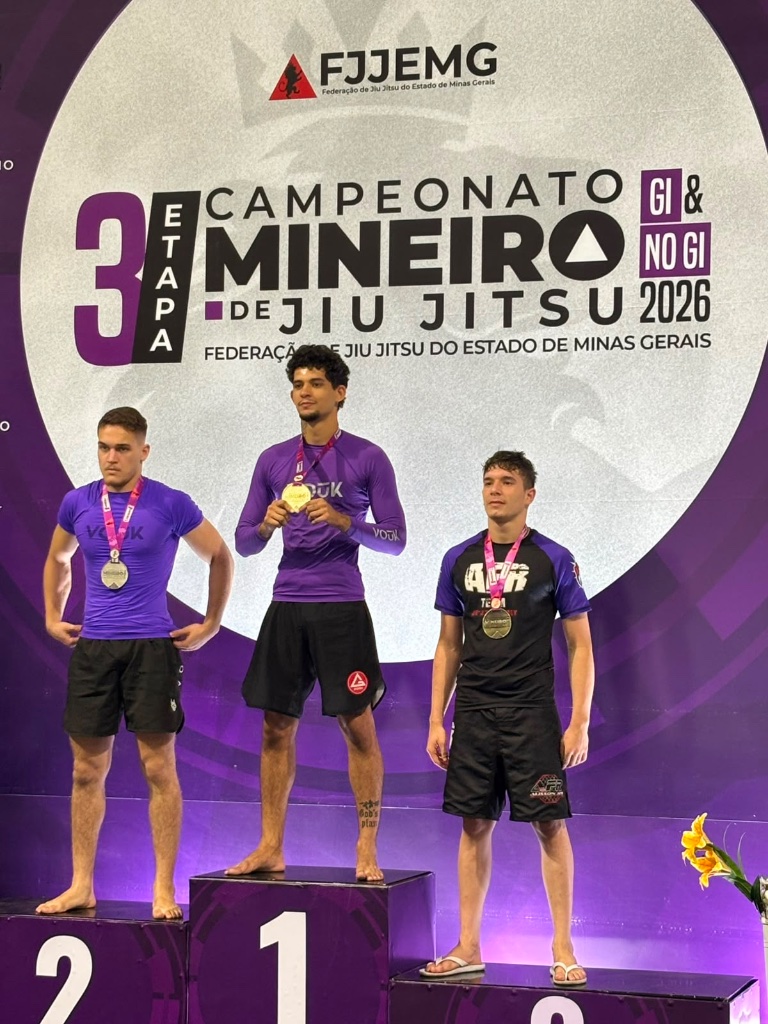 Pódio Campeonato Mineiro No Gi