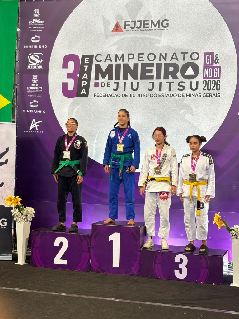 Pódio Campeonato Mineiro
