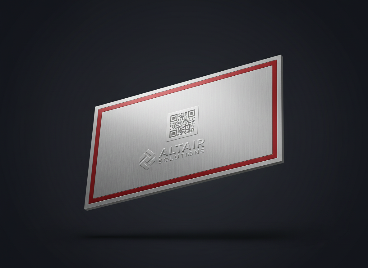 Placa oficial AMD Brasil com QR Code