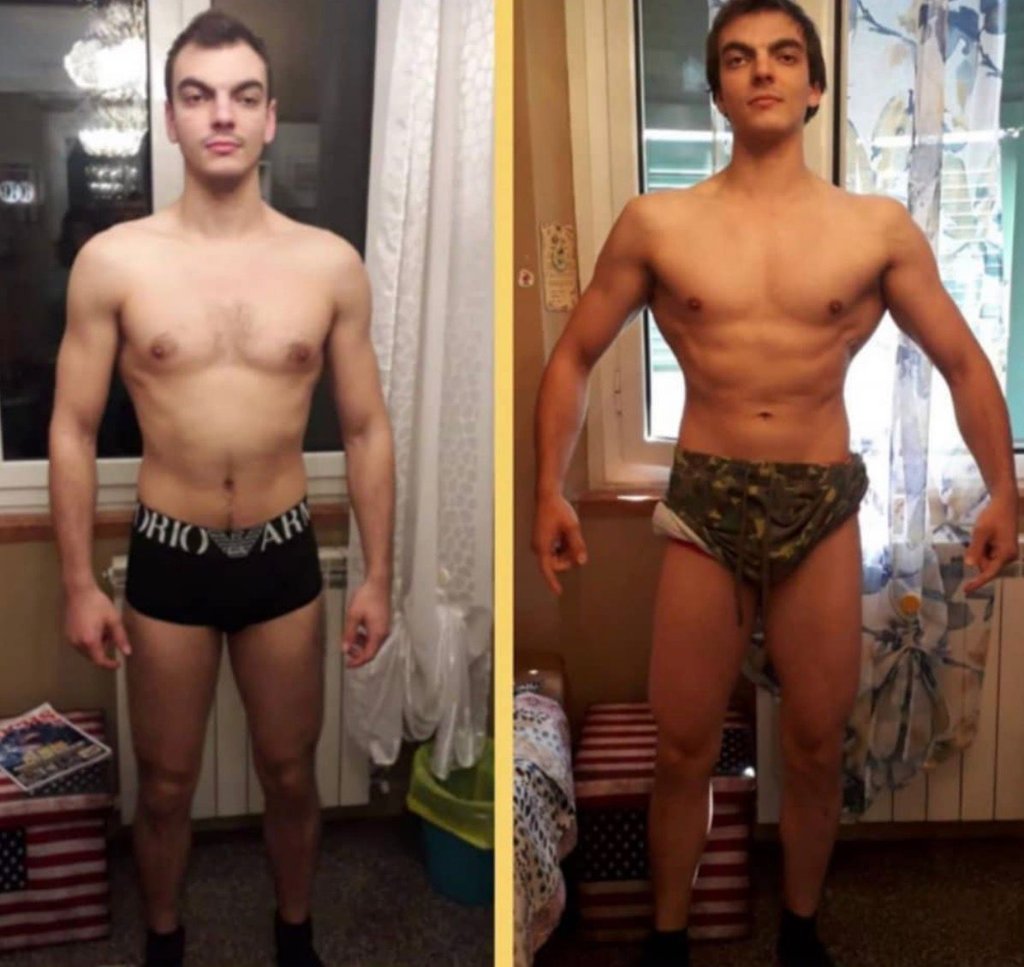 Trasformazione atleta 11 con metodo Teotrainer