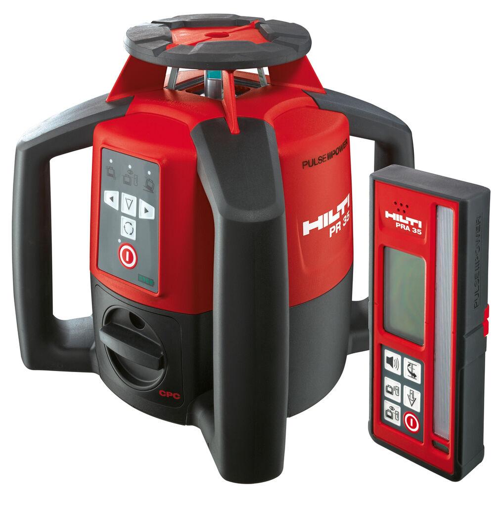 Hilti PR 35 Rotary Laser available for equipment rental in Kelowna from Paradigm Concrete