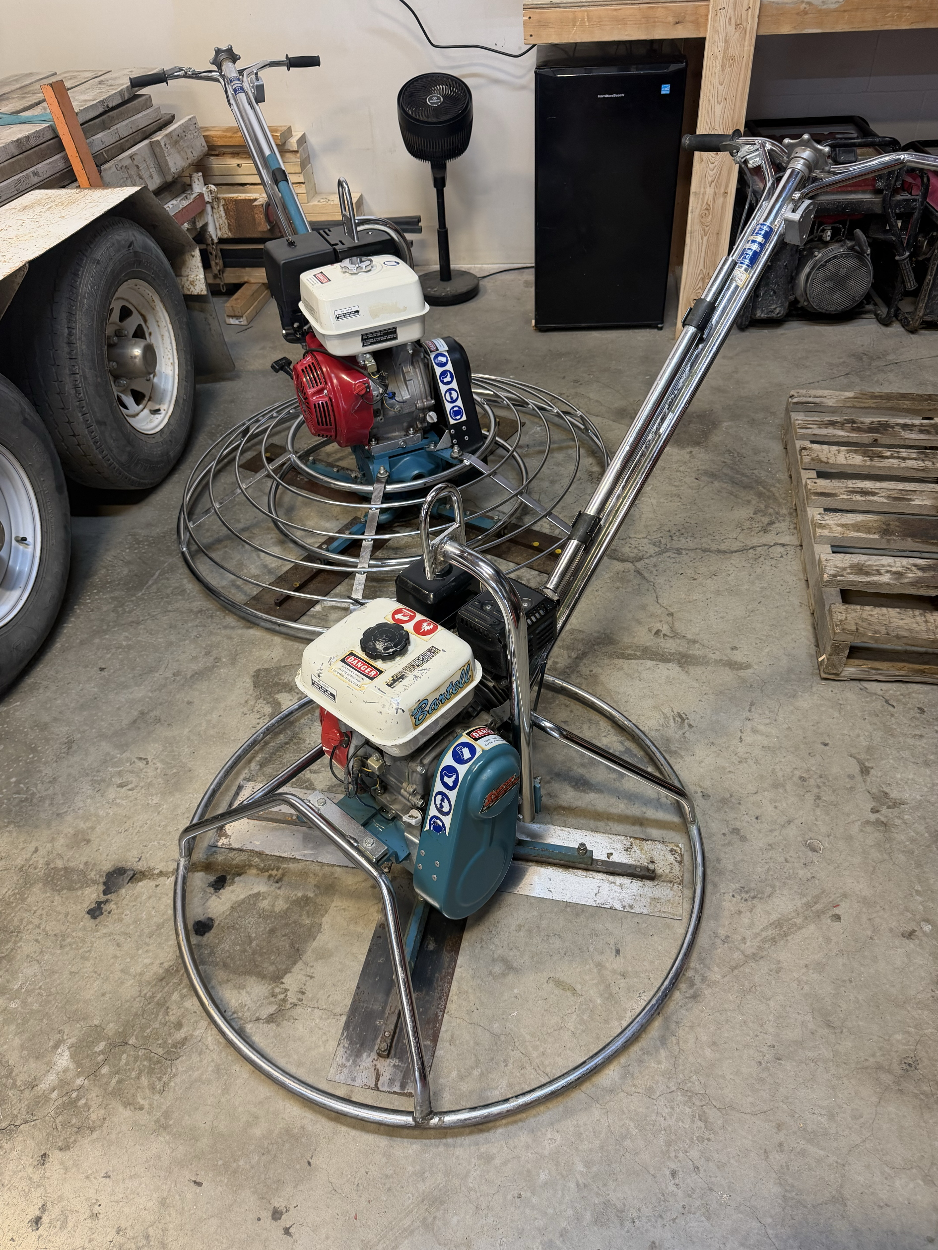 Bartell 36-Inch Power Trowel available for equipment rental in Kelowna from Paradigm Concrete